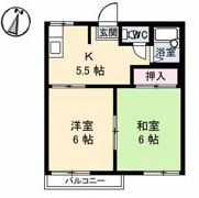 フレグランスひがし B棟の間取り画像