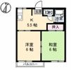 フレグランスひがし B棟の間取り画像