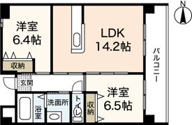リバティヒルズ竹本の間取り画像