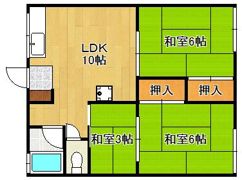 コーポ植田の間取り画像