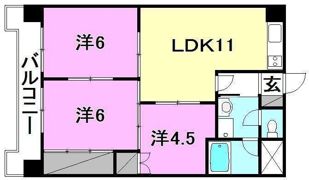 スカイピア保免の間取り画像