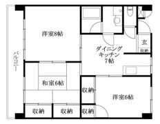 田村マンションの間取り画像