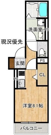 アモール津田町の間取り画像