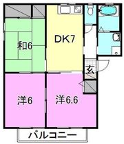 レプラコーン和泉Cの間取り画像
