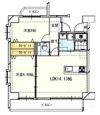 ルリーフ江坂の間取り画像