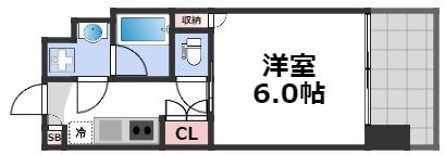 Primavera Nishi Shinsaibashiの間取り画像