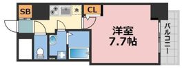 エグゼ堺筋本町の間取り画像
