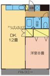 オクノコーポの間取り画像