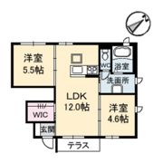 エクレール長楽寺 A棟の間取り画像