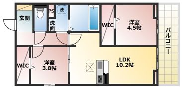 BRANSIA瀬田の間取り画像