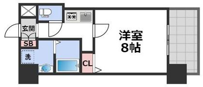 S-RESIDENCE緑橋駅前の間取り画像