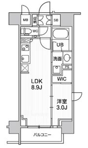 シーズンフラッツ大森ブライトの間取り画像