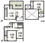 スラッシューNの間取り画像