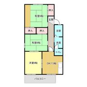 ハイムHIDAKAの間取り画像