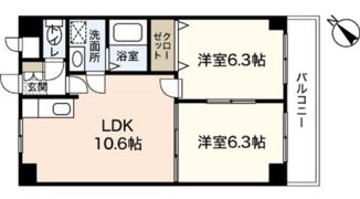 サニーヒルズ大福の間取り画像