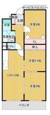 ヴィラ藤の間取り画像