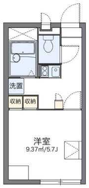 レオパレスカラマスの間取り画像