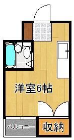 コーポえなみの間取り画像