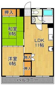 オアシス槻田の間取り画像