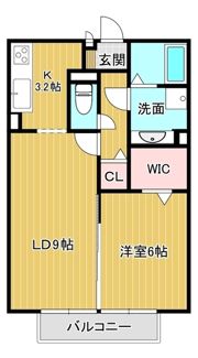 プランドール清水の間取り画像