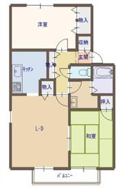Kフォート福A棟の間取り画像