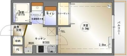 Comodo Motoyamaの間取り画像