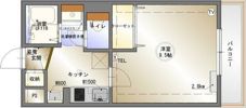 Comodo Motoyamaの間取り画像