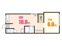 大山アパートの間取り画像