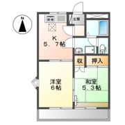 パレス野添Ⅱの間取り画像