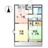パレス野添Ⅱの間取り画像