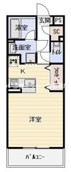 シャトー草薙の間取り画像