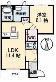 ぽてと B棟の間取り画像