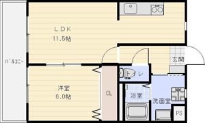 アスティオンIの間取り画像