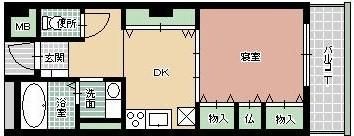 KTOビルの間取り画像