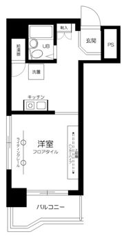 セザール第二伊勢佐木町の間取り画像