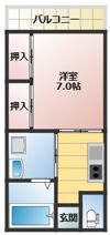 OASIS庄内の間取り画像
