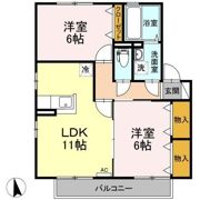 リビングタウン二番館Bの間取り画像