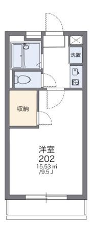 レオパレスパストラルの間取り画像
