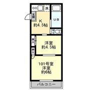 コーポ白楽の間取り画像
