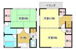 西堀2丁目戸建の間取り画像