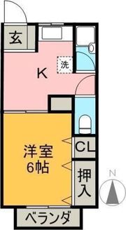 メゾン河内の間取り画像