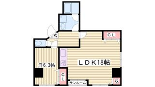 サンビルダー板宿の間取り画像