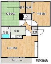 リヴィエールAの間取り画像