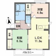 ラポールの間取り画像