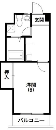サンリバーハイツの間取り画像