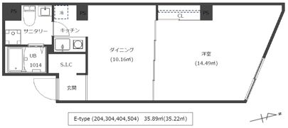 ウィズ高島平の間取り画像