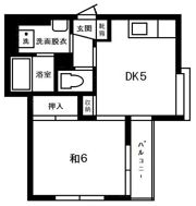 コスモプラザ富士見台の間取り画像