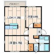サクラアベニューの間取り画像