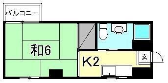 大手町二宮ハイツの間取り画像