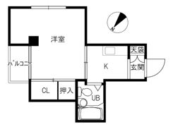 ガーデン赤坂の間取り画像